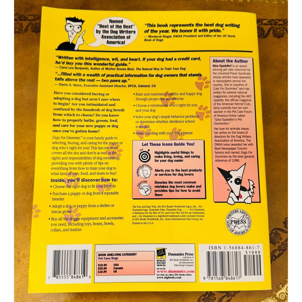 Dogs for Dummies Reference Training Book - Picture 6 of 6